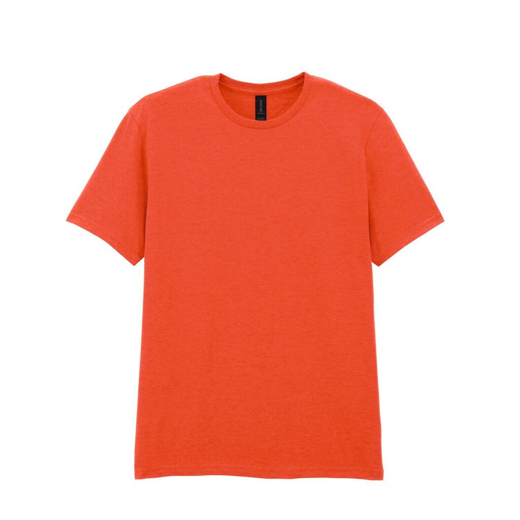 Unisex Adult Softstyle Plain Cotton TShirt (Orange)