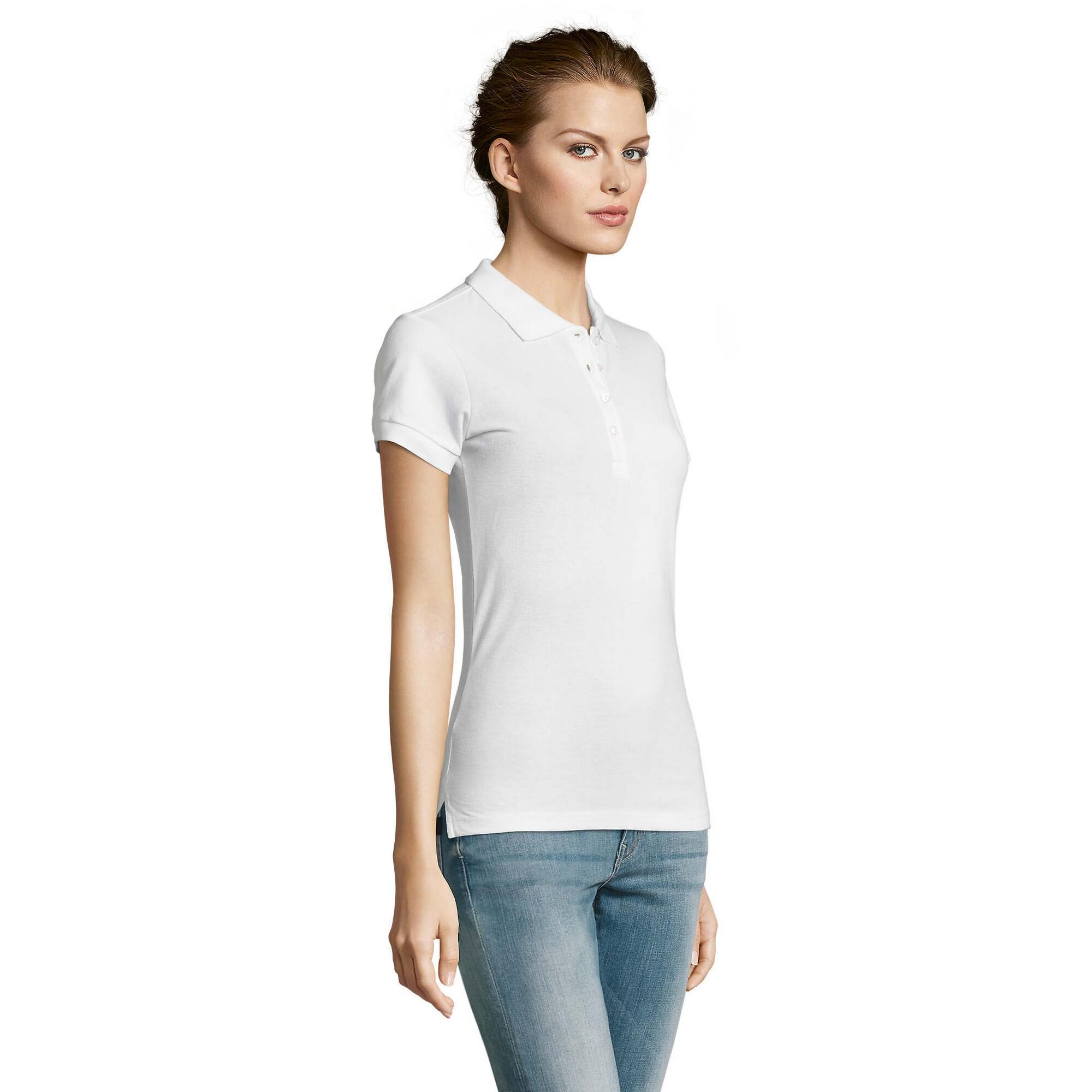 Polo PEOPLE Femme (Blanc) 3/4