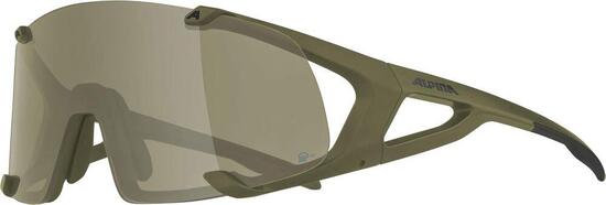 Fahrrad Sonnenbrille Hawkeye Q-Lite, olive matt
