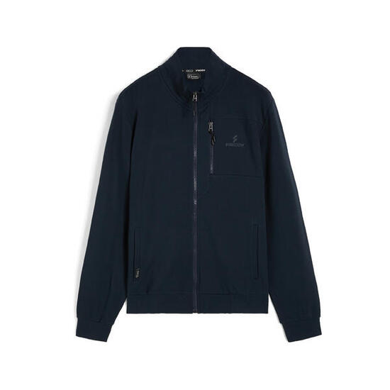 Felpa Uomo in Cotone Elasticizzato con Zip e Collo Alto