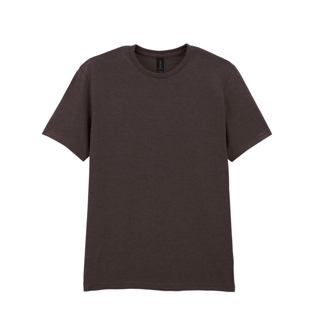 Unisex Adult Softstyle Plain Cotton TShirt (Dark Chocolate)