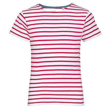 Tshirt MILES Enfant (Blanc / Rouge)