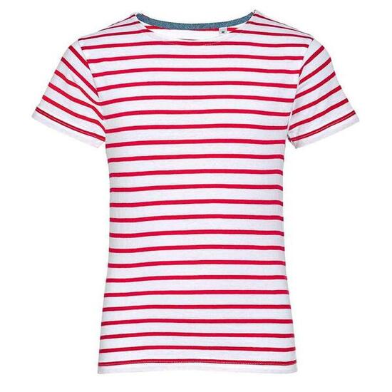 Tshirt MILES Enfant (Blanc / Rouge)