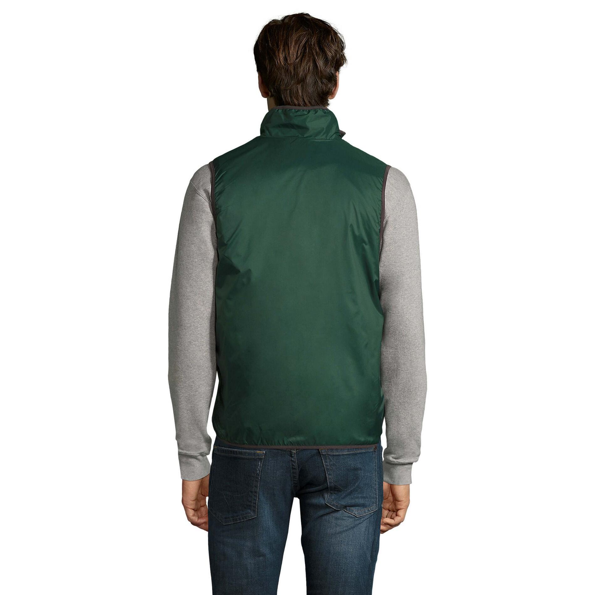 Gilet Imbottito Reversibile Adulto Unisex SOLS Winner Verde Foresta 2/4