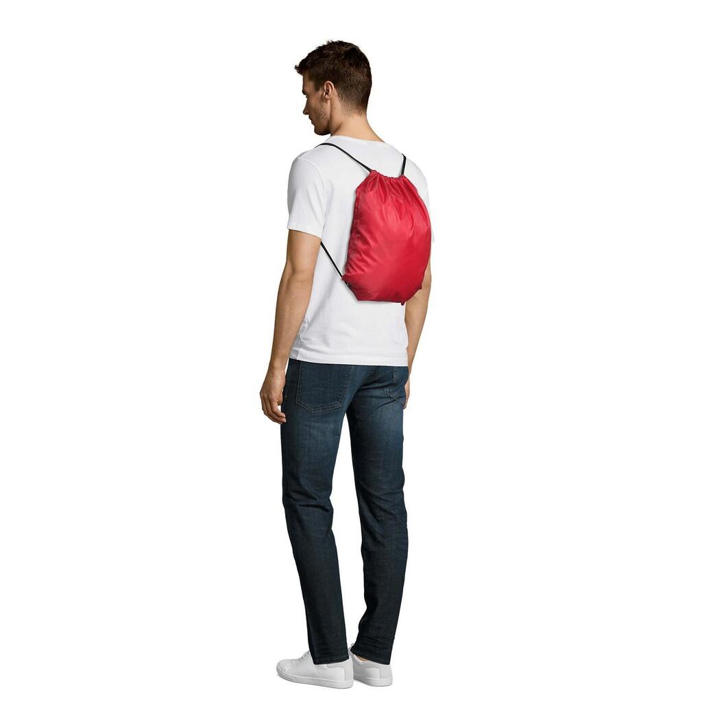 Urban Plain Drawstring Bag (Red)
