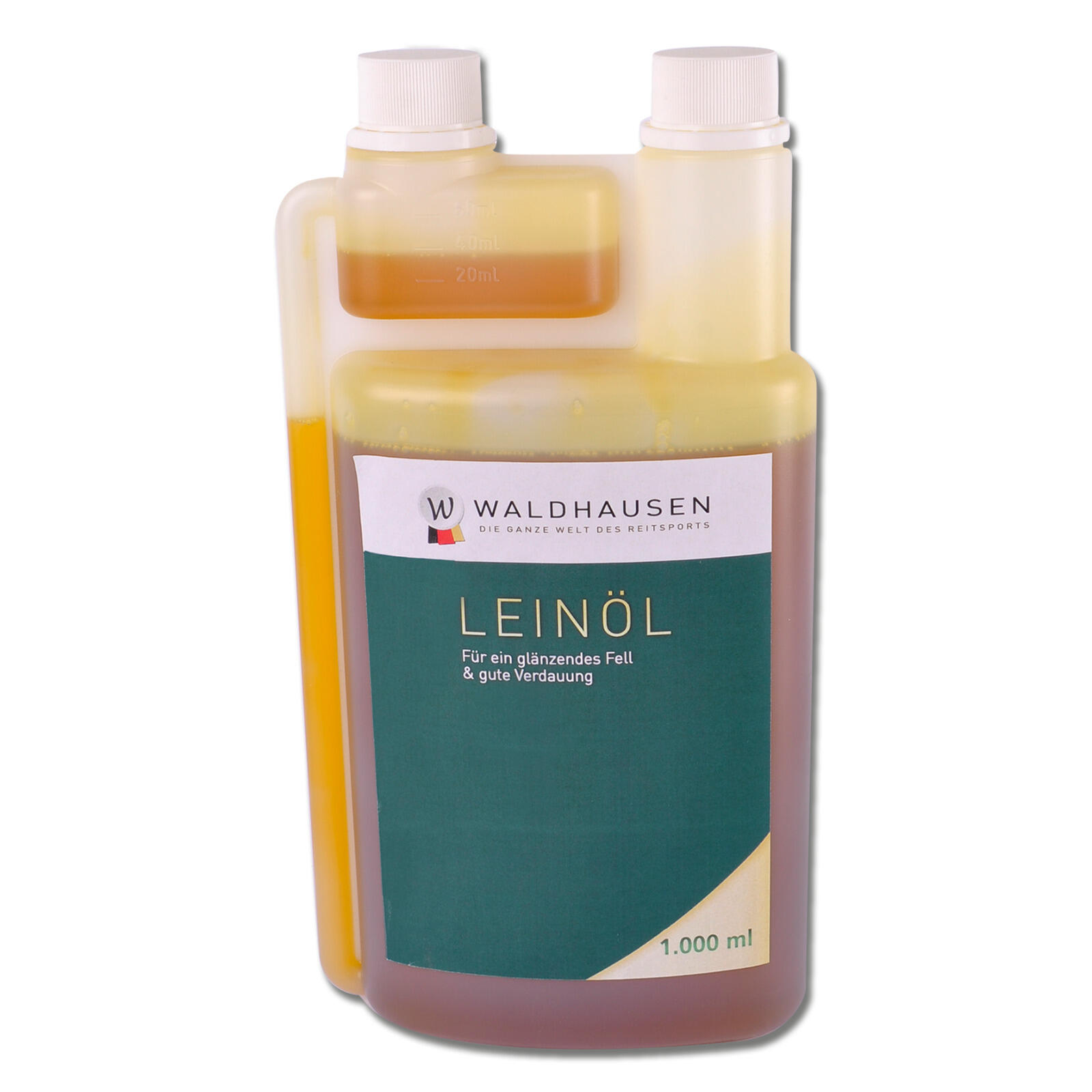 WALDHAUSEN Olio di semi di lino per cavalli per un pelo lucido e una buona digestione Waldh