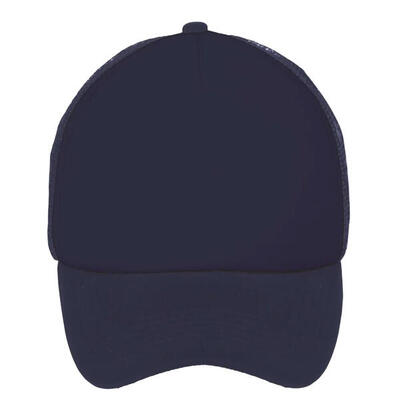 Bubble colour block baseball cap (wit/zwart)