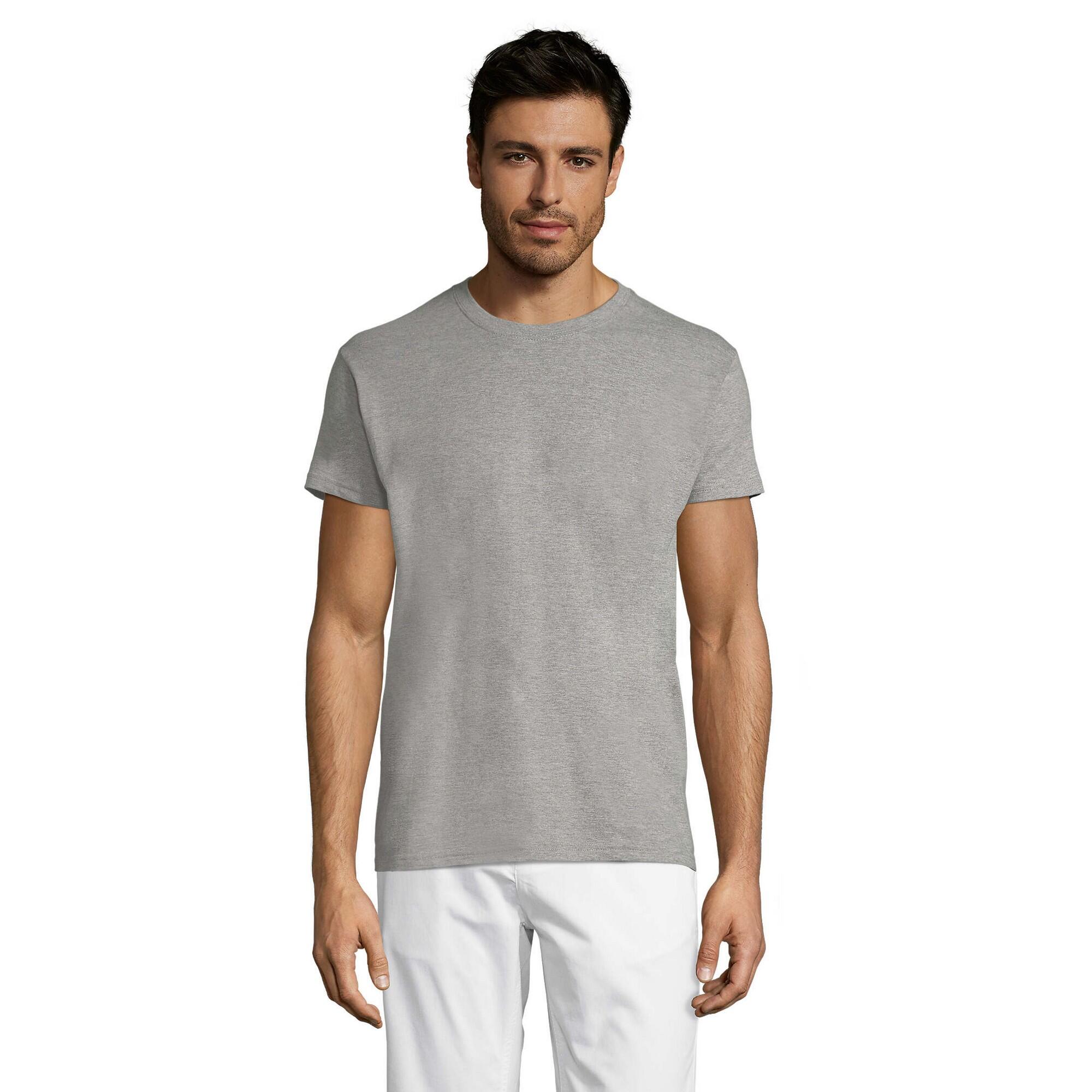 Tshirt REGENT Adulte (Gris Chiné) 1/4