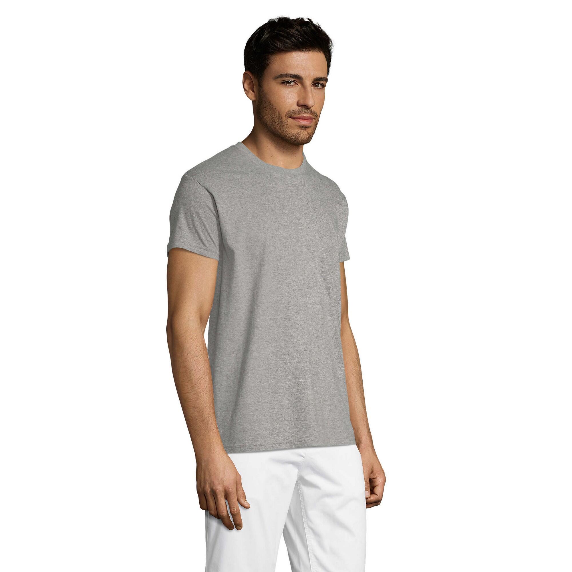 Tshirt REGENT Adulte (Gris Chiné) 3/4