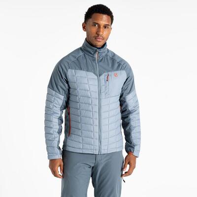 Herren Jacke Atmungsaktiv & Leicht - Mountaineer Hybrid Softshell. grau