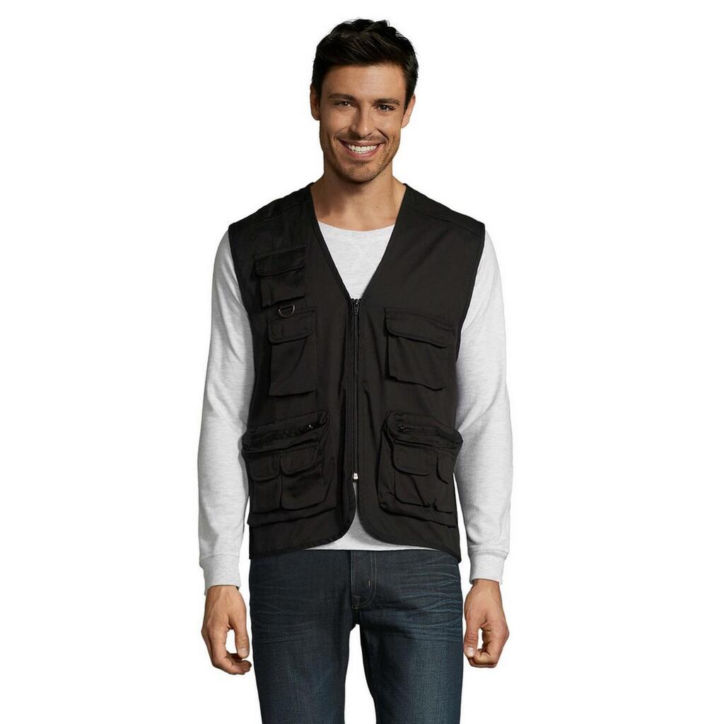 Mens Reporter Body Warmer (Black)