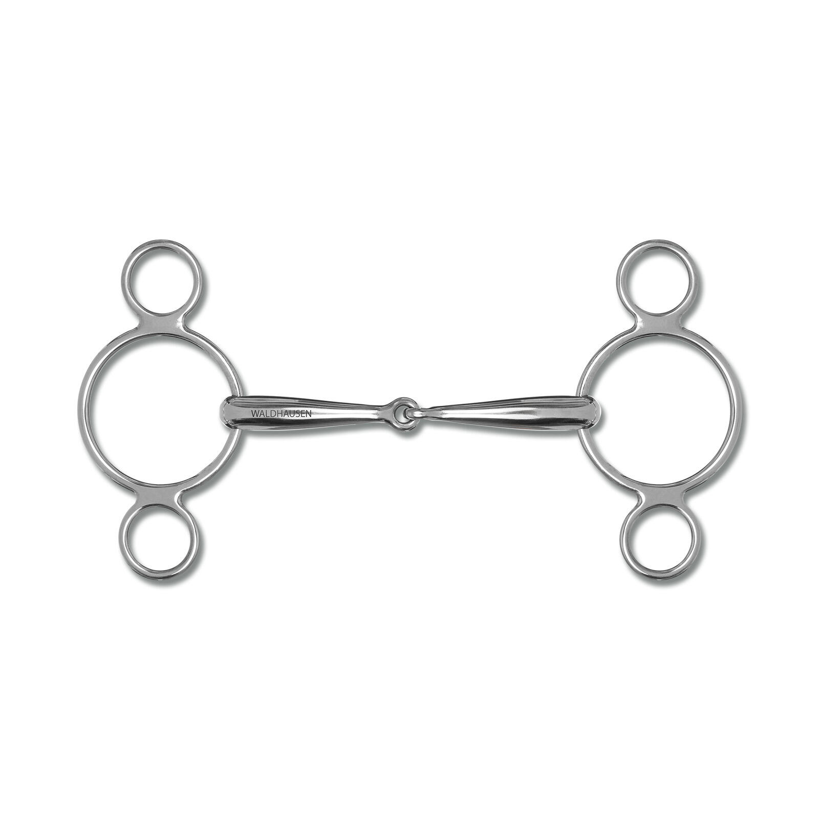 WALDHAUSEN 3- oder 4-Ring-Gebiss für Pferde Waldhausen