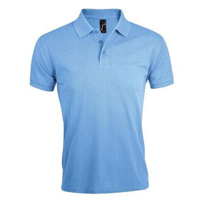 Heren prime poloshirt (wit)