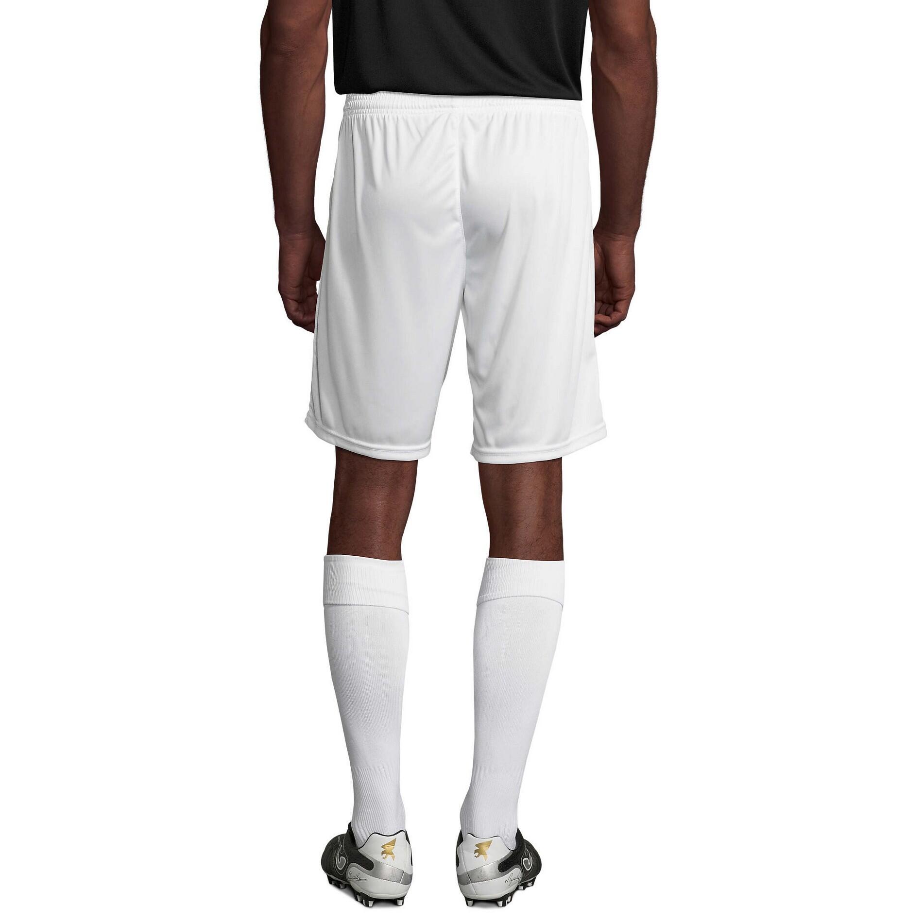 Pantaloncini Adulto Unisex SOLS Basic San Siro 2 Bianco 2/4