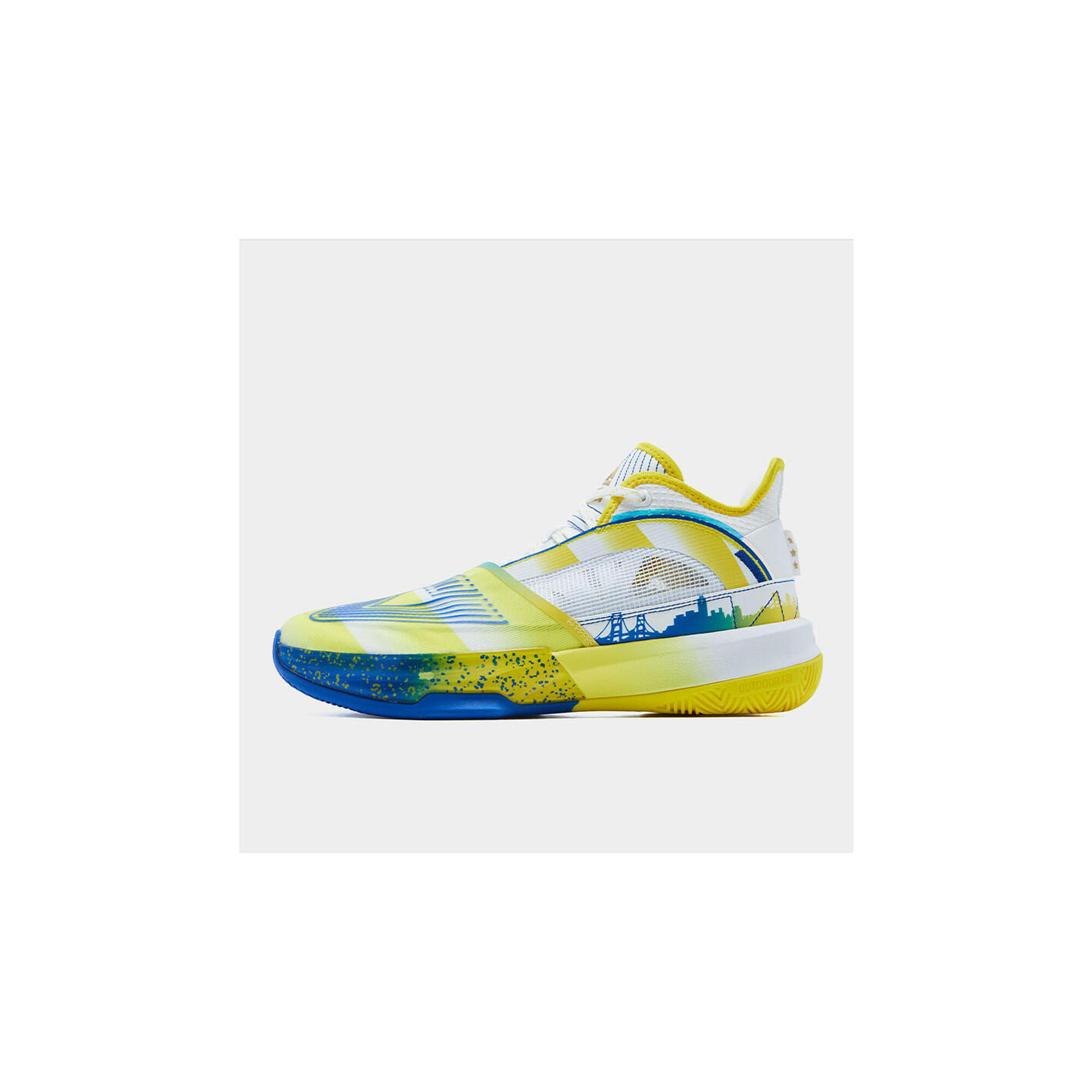 Peak - Chaussure De Basketball Big Triangle Taichi - Chaussures De Sport - Jaune - 43 - Decathlon