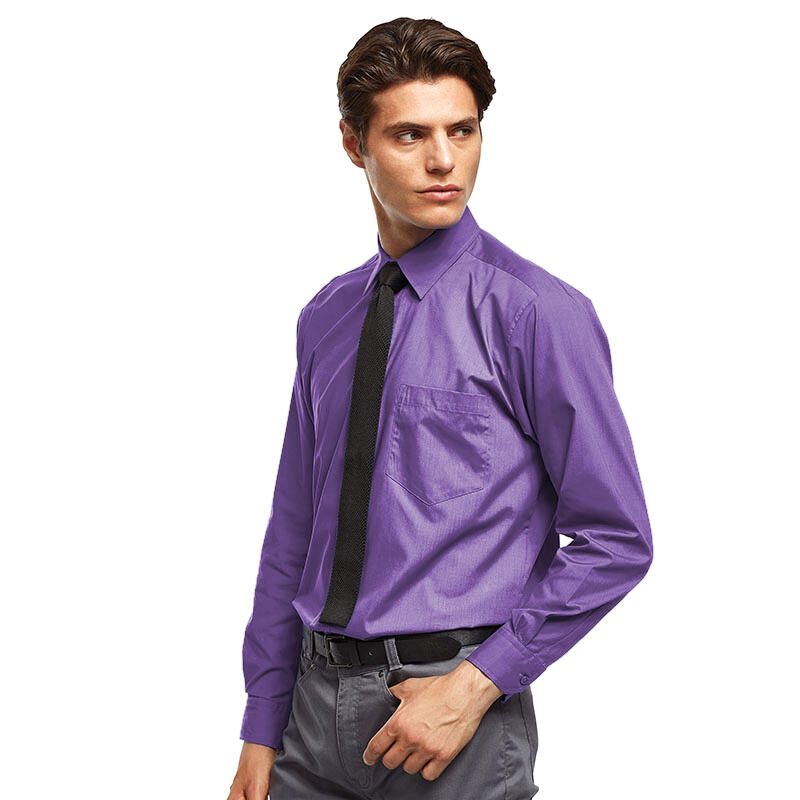" Formelles Hemd für Langärmlig Herren Violett 2/3