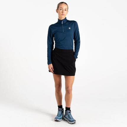 Damen Skifahren Shorts - Melodious Skort, blau