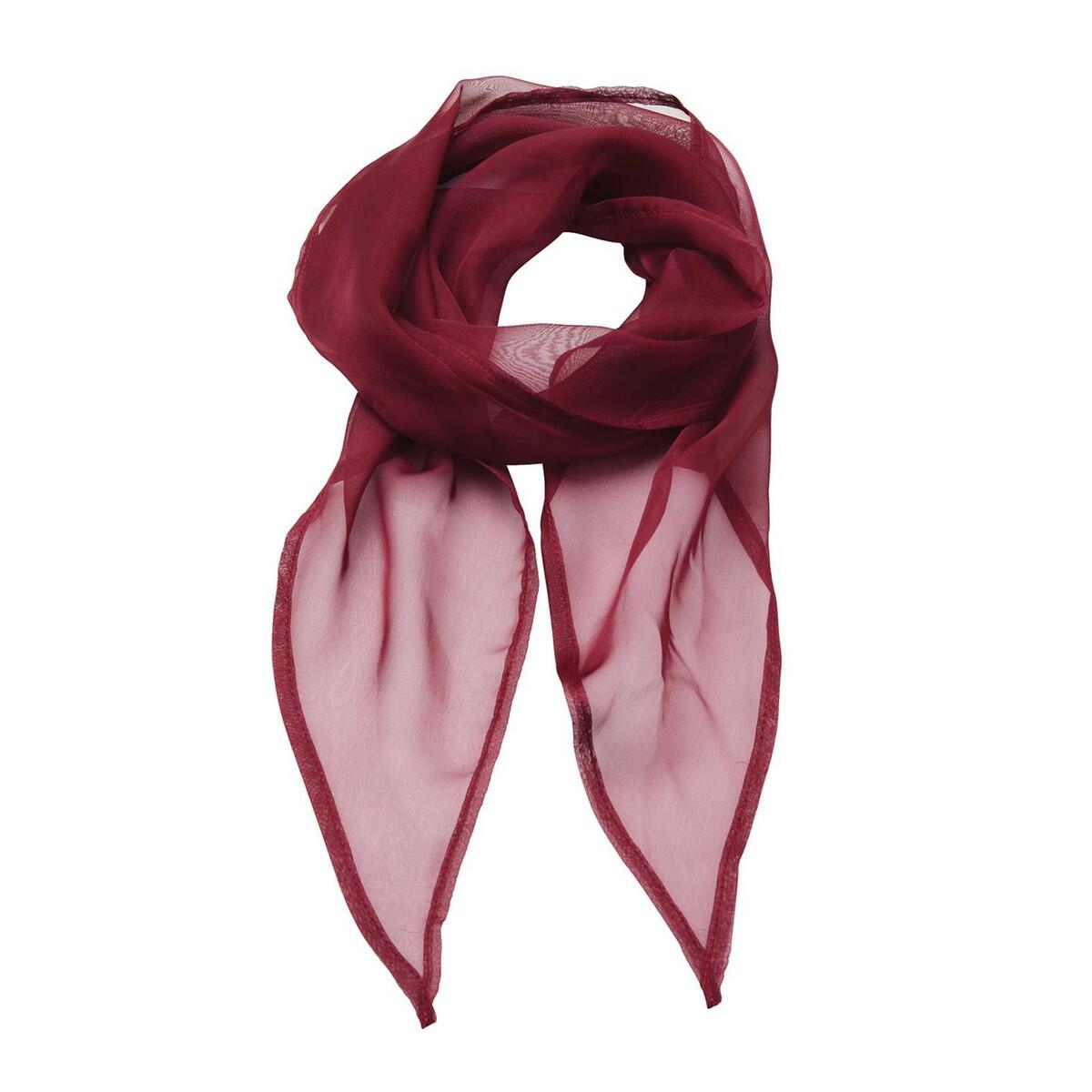 PREMIER Cachecol Chiffon Mulher Bordeaux