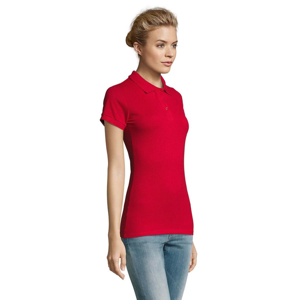Womens/Ladies Perfect Polo Shirt (Red)