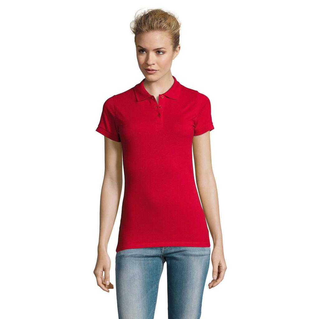 Womens/Ladies Perfect Polo Shirt (Red)