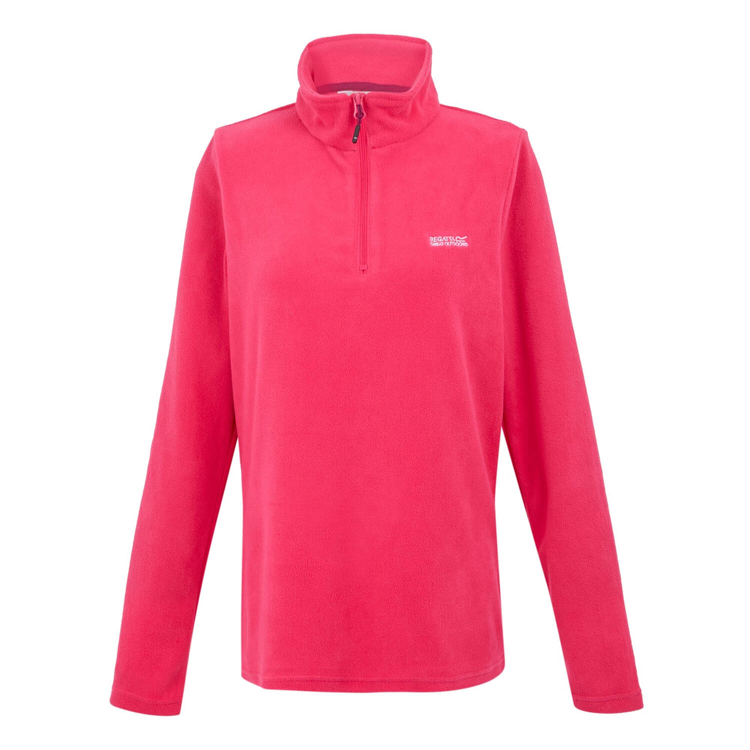 REGATTA Great Outdoors Womens/Ladies Sweetheart 1/4 Zip Fleece Top (Pop)