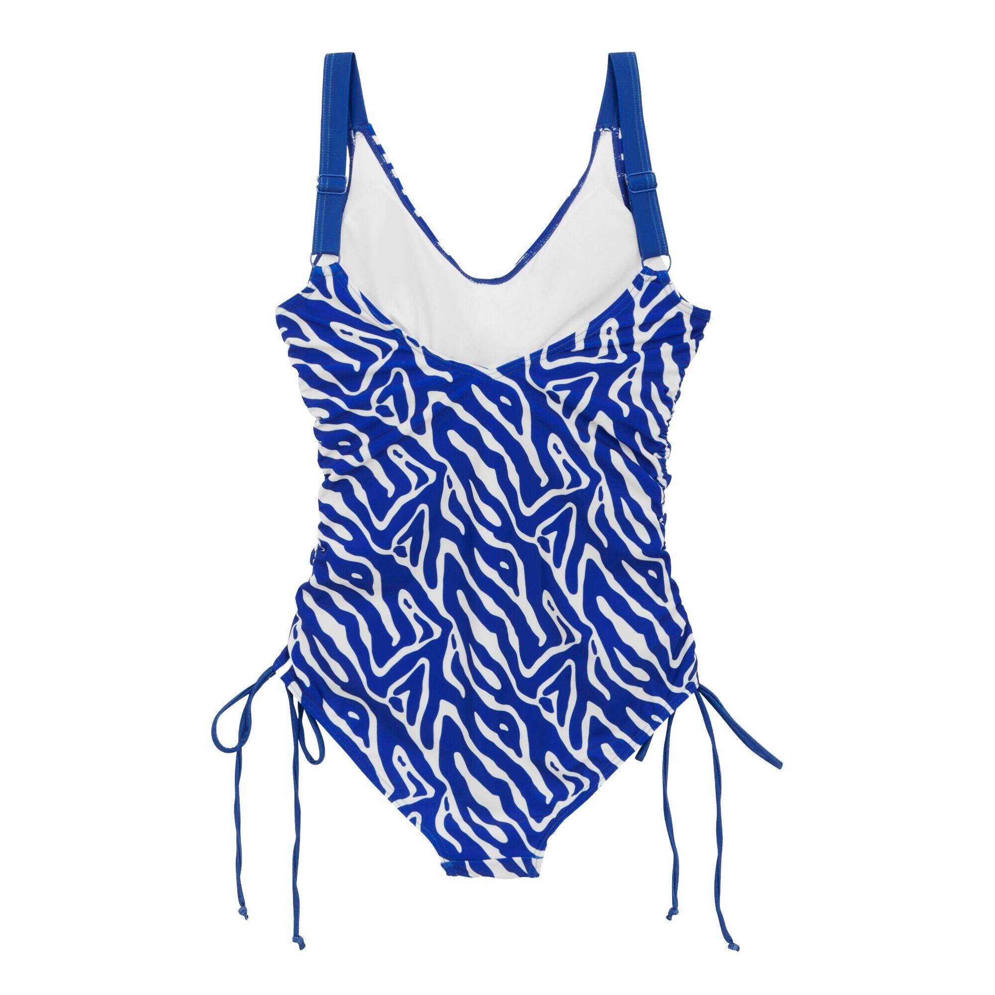 Womens/Ladies Alinae Abstract One Piece Swimsuit (Brightest Blue) 2/5