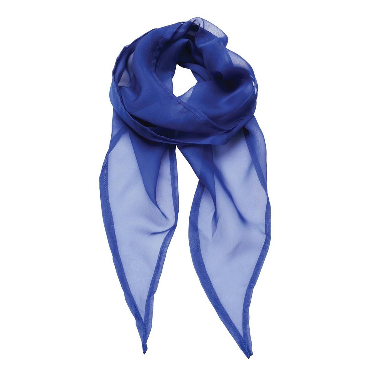 PREMIER Cachecol Chiffon Mulher Azul Real