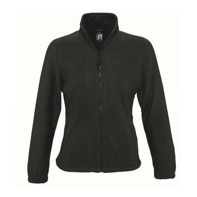 Dames north full zip fleece jacket (bosgroen)