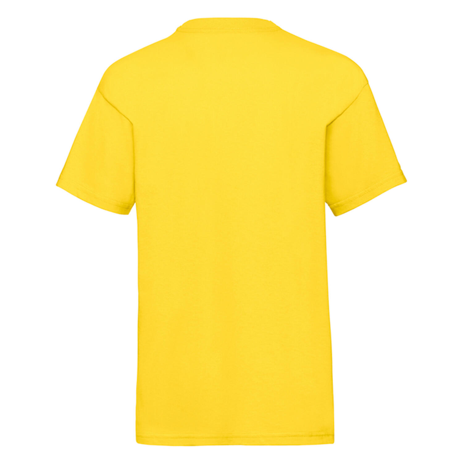 Maglietta Bambini Fruit Of The Loom Valueweight Giallo 2/3