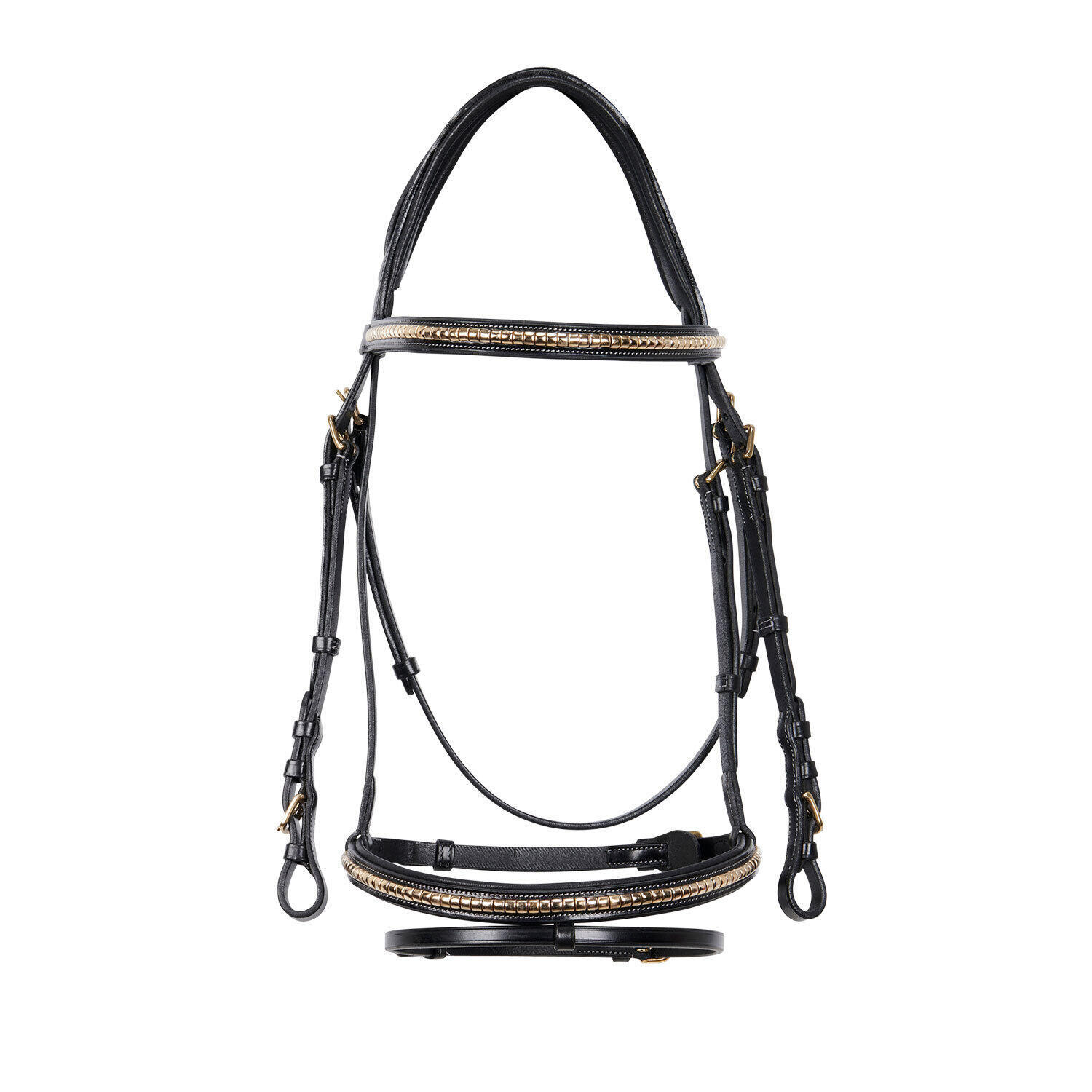 Sottosella anatomico per cavallo inglese in cuoio clincher Equestro 2/6