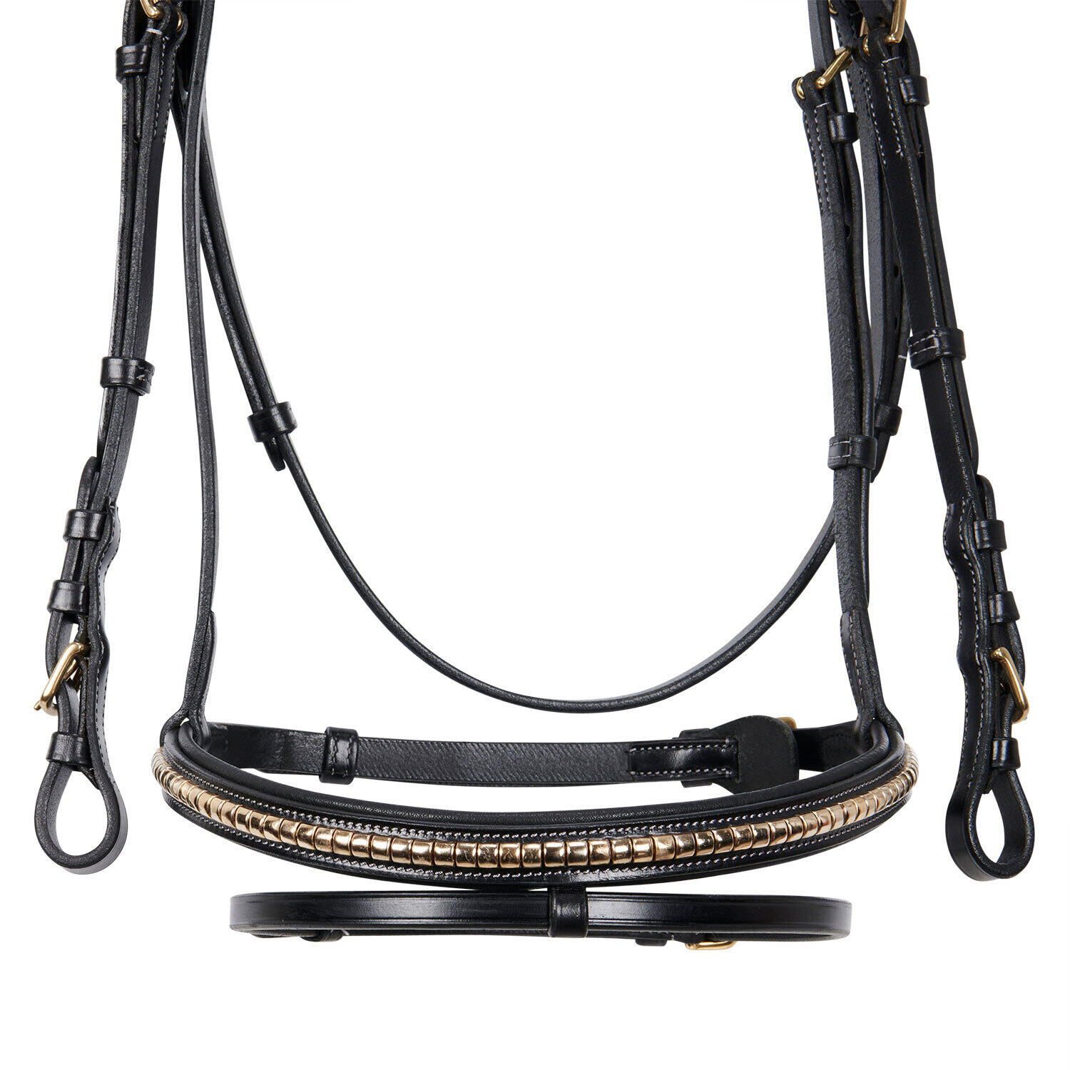 Sottosella anatomico per cavallo inglese in cuoio clincher Equestro 4/6
