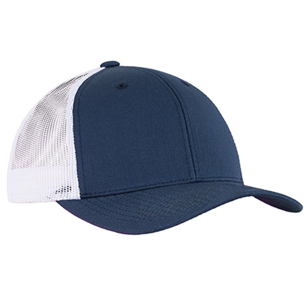 Cappellino Da Camionista Retrò A Due Tonalit� Flexfit Blu Navy Bianco 2/2