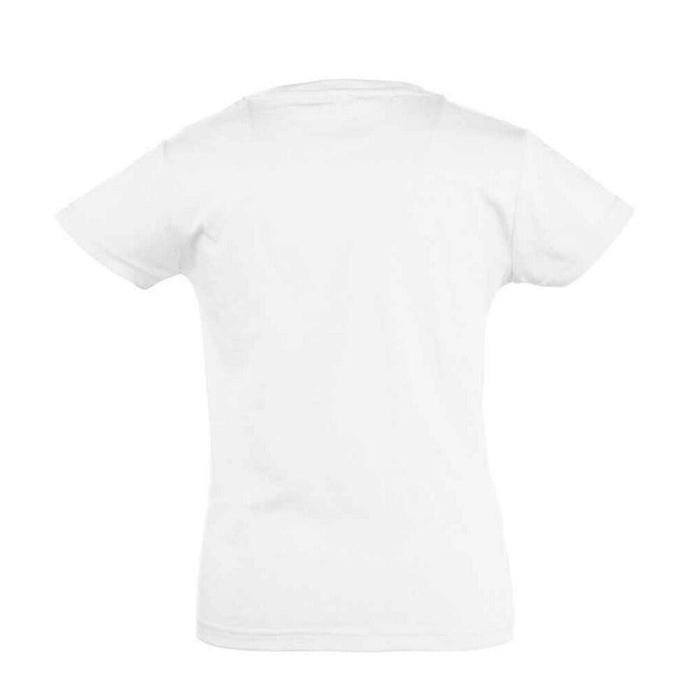 Camiseta Girlie Cherry para Niños/Niñas Blanco 2/3