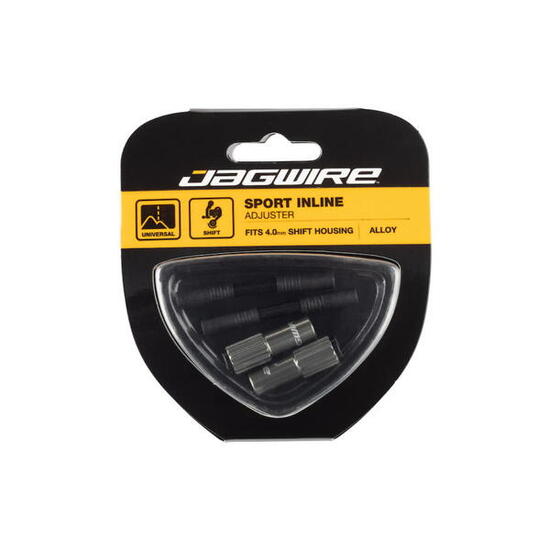 Zugeinsteller Sport Inline Paar für Schaltzüge - Grau