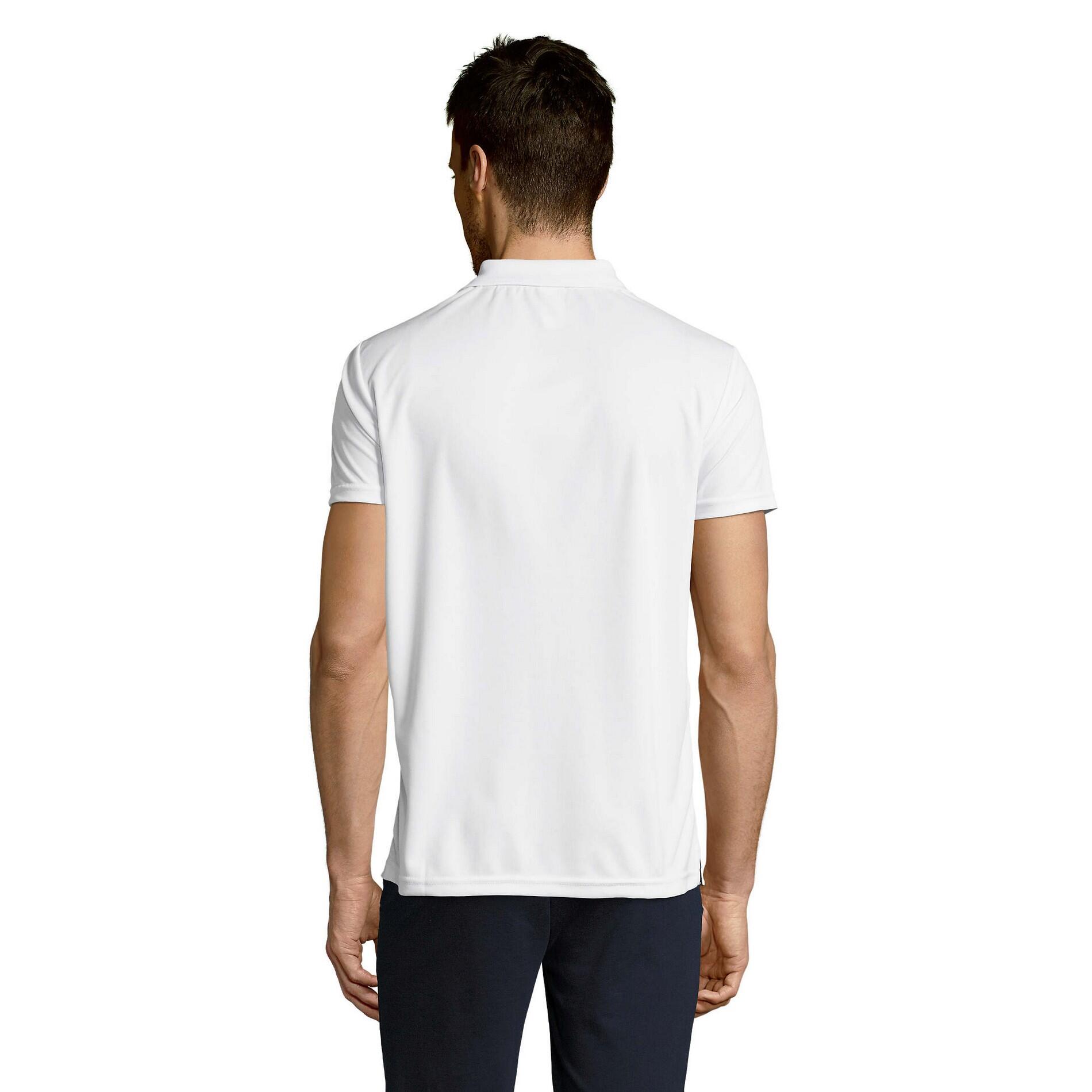 Polo PERFORMER Homme (Blanc) 2/4