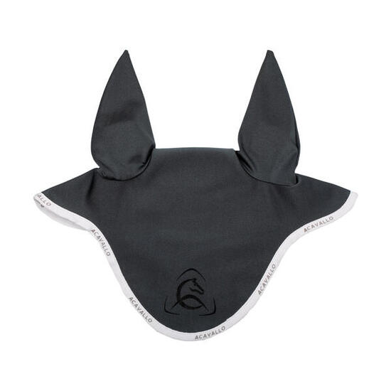 Bonnet anti-mouches pour cheval en silicone Acavallo Lycra