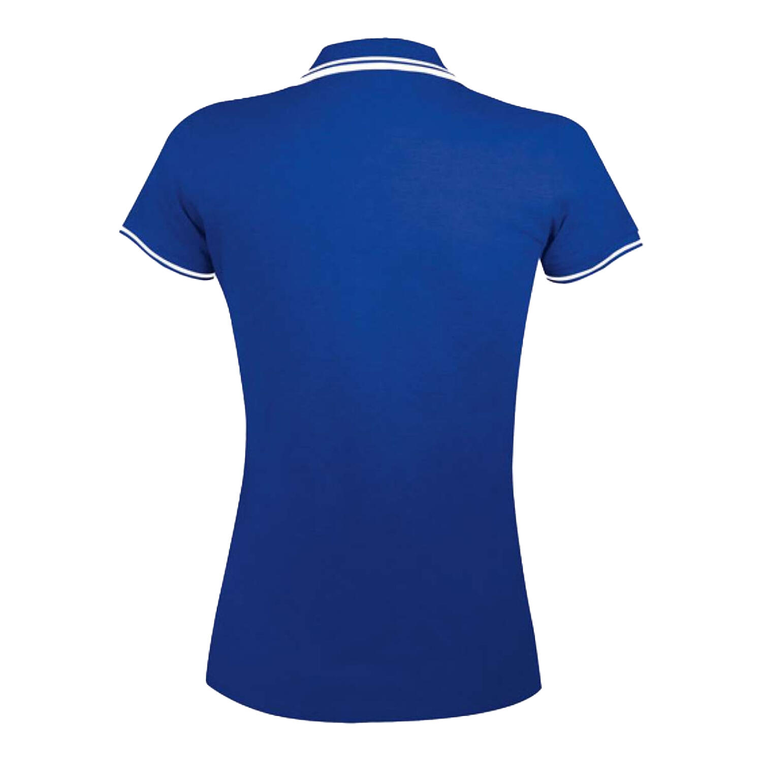 Polo PASADENA Femme (Bleu Roi / Blanc) 2/3