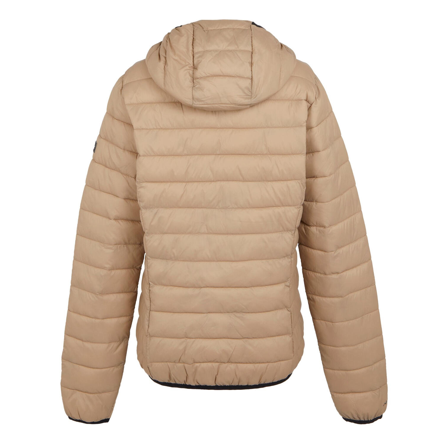 Dames Marizion Gewatteerd jack met capuchon (Warm Taupe/Bueno) 2/4