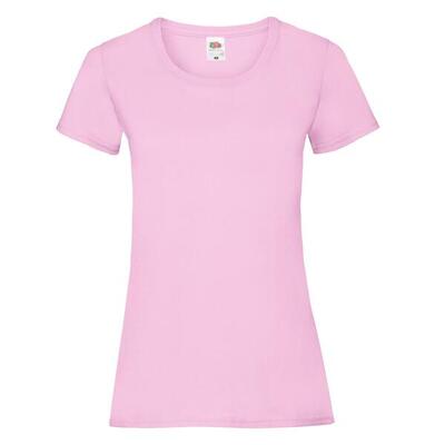Dames valueweight tshirt (azuurblauw)