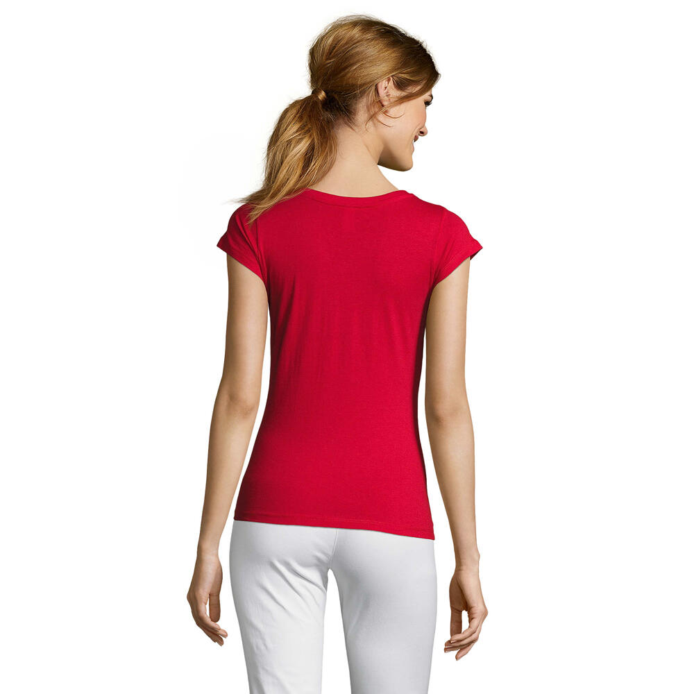 Tshirt MOON Femme (Rouge) 2/4