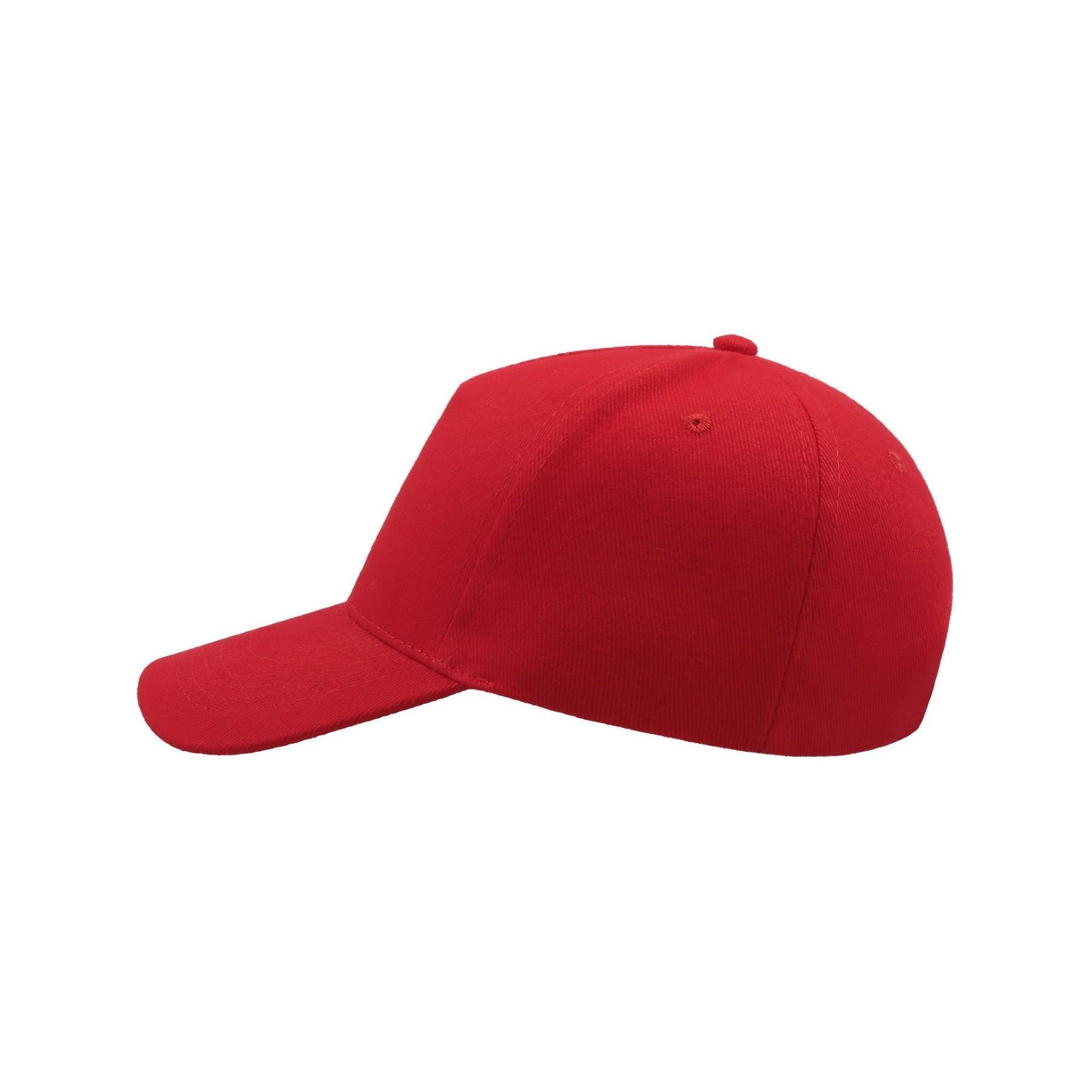 Casquette Avec Fermoir En Scratch LIBERTY FIVE Mixte (Rouge) 3/4