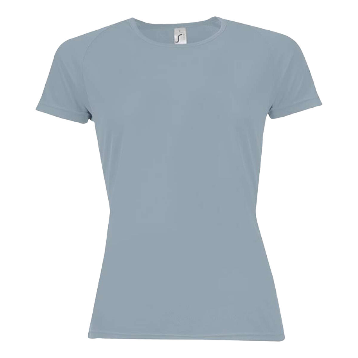 Sol's - Tshirt Sporty Femme (gris) - T-shirt Manches Courtes - Bleu|gris - 36 Xs - Decathlon