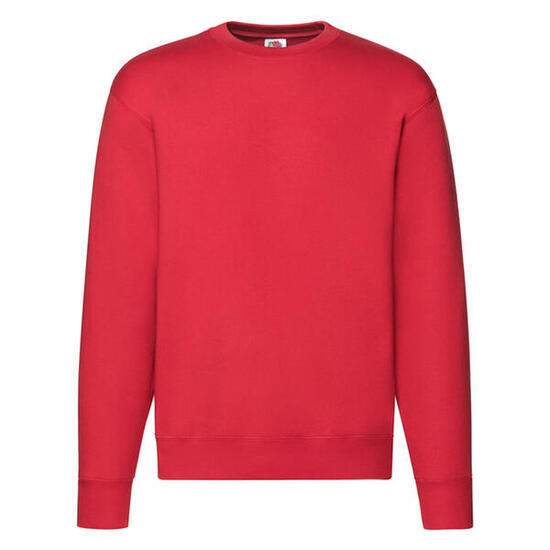 Felpa A Giro Uomo Fruit Of The Loom Premium Borgogna