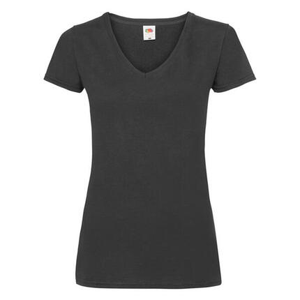 Dames Valueweight V Hals Tshirt (Deep Navy)