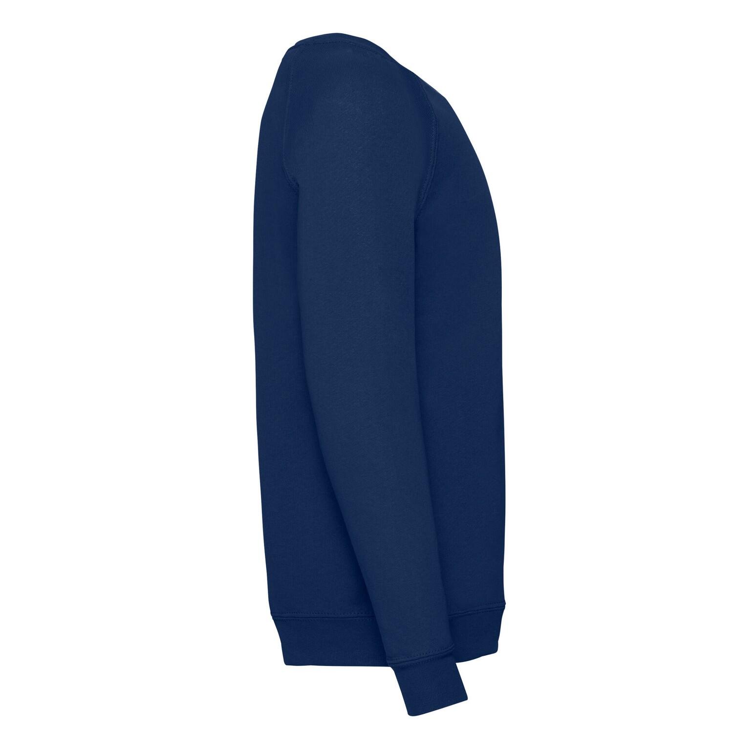 Felpa Raglan Bambini Fruit Of The Loom Classic Blu Navy 3/3