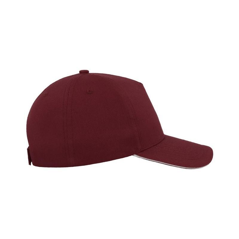 Casquette Sandwich START 5 Mixte (Bordeaux) 4/4