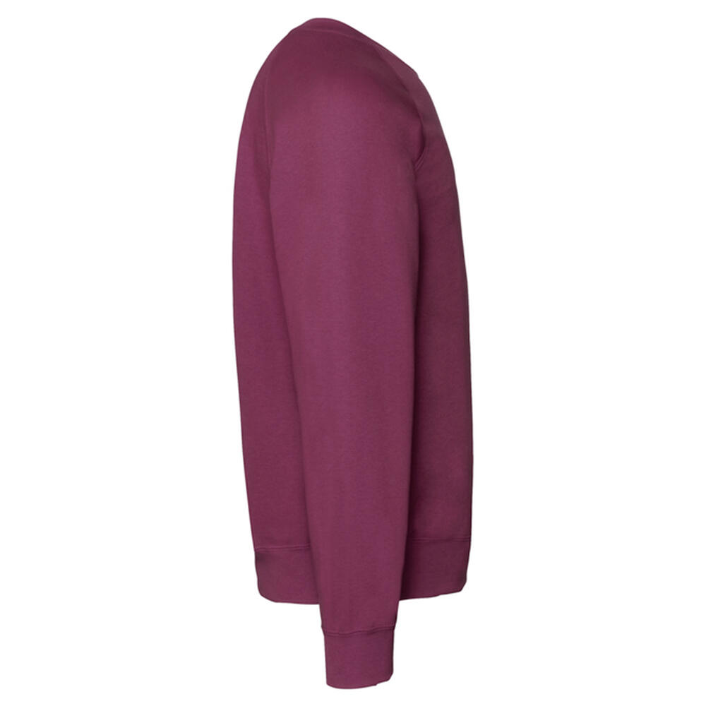 Felpa Raglan Adulto Unisex Fruit Of The Loom Classic Borgogna 3/3