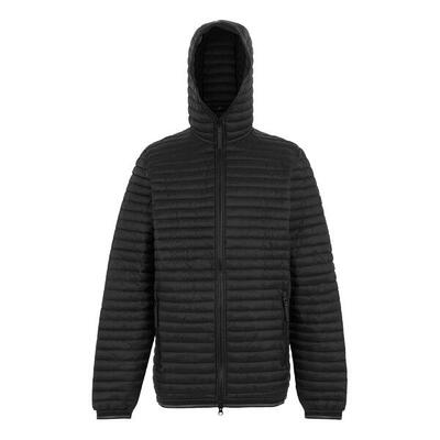 Gevulde jas hiking heren zipper met hood