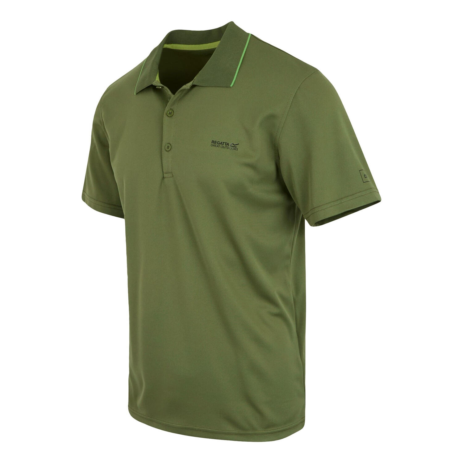 Polo De Sport MAVERICK Homme (Orange Sombre / Cendre) 3/4