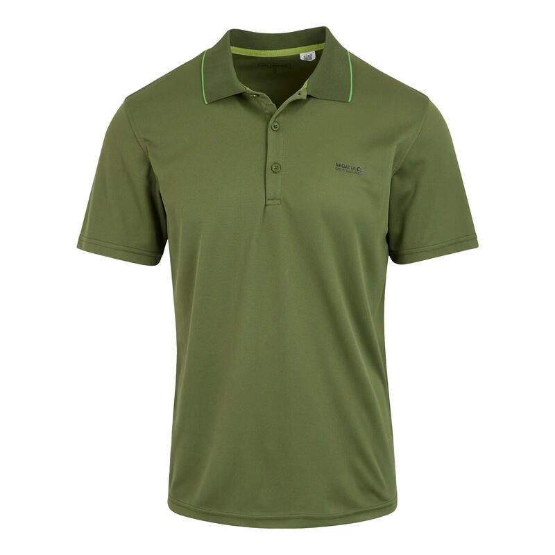 Polo De Sport MAVERICK Homme (Orange Sombre / Cendre)
